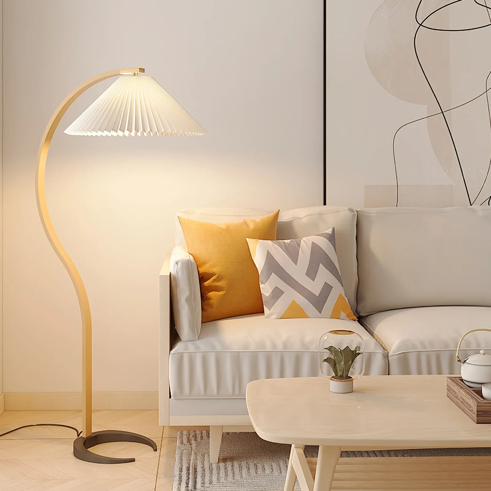 Japandi Wooden Floor Lamp | Japandi.co - Japandi