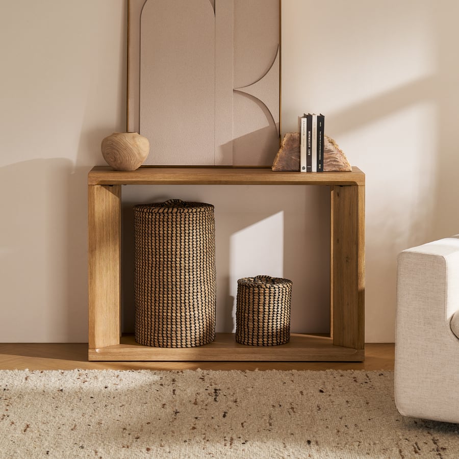 Japandi Wooden Console Table - Japandi