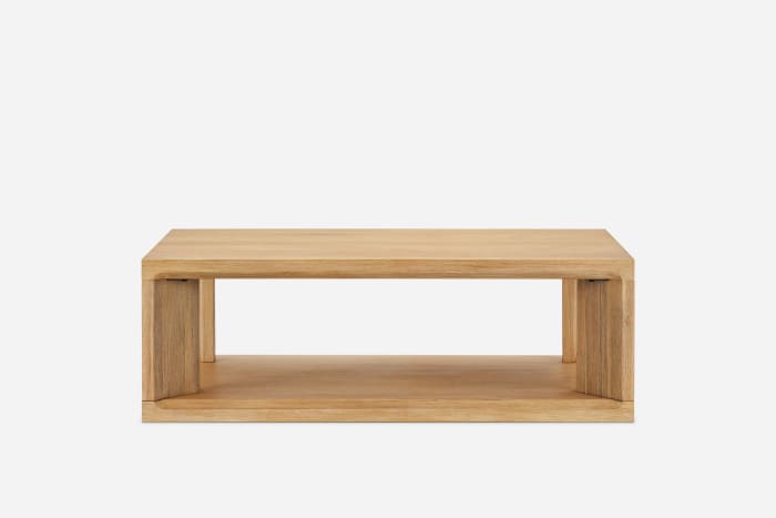 Japandi Rectangular Box Coffee Table - Japandi