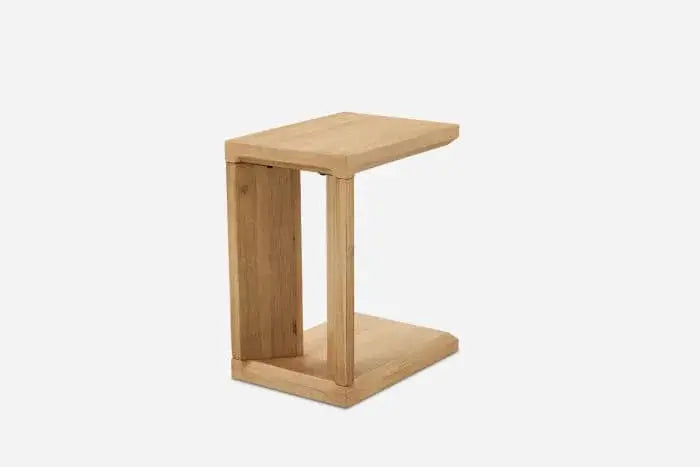Japandi Small Wooden Side Table - Japandi