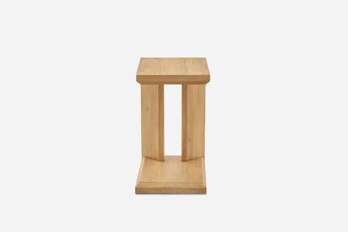 Japandi Small Wooden Side Table - Japandi