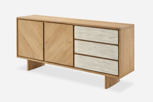 Japandi Modern Wood Sideboard - Japandi