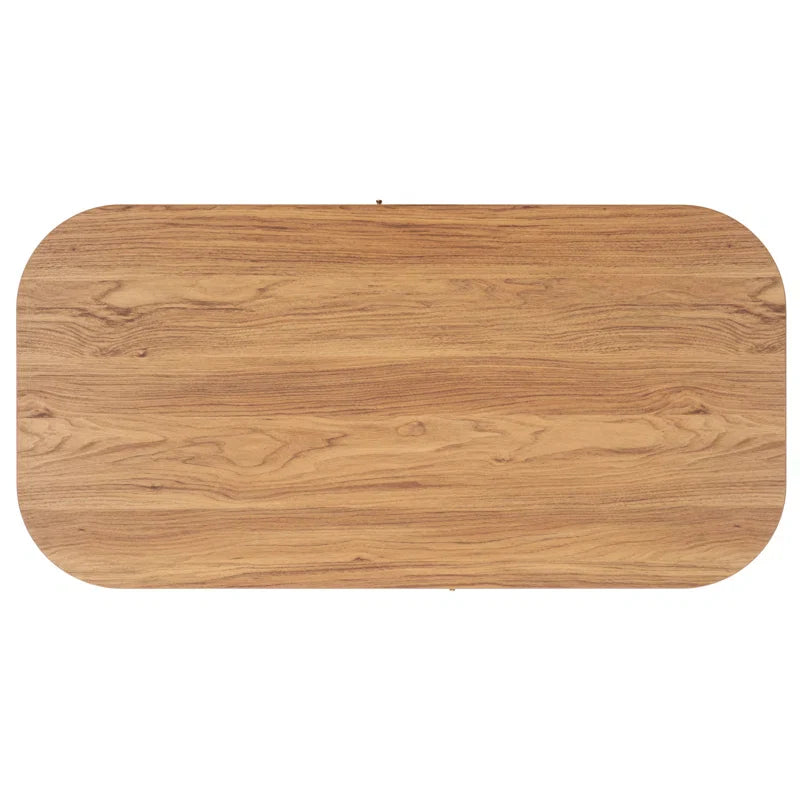 Japandi Wooden Coffee Table with Storage - Japandi