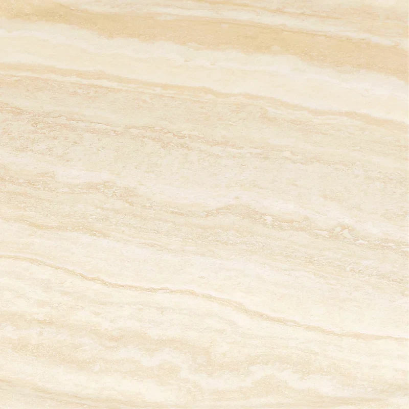 Japandi Round Travertine Coffee Table - Japandi