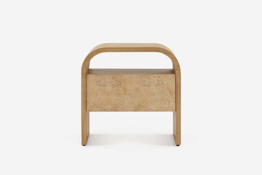 Japandi Wooden Nightstand - Japandi