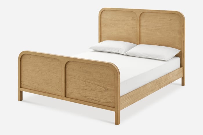 Japandi Wooden Bed - Japandi