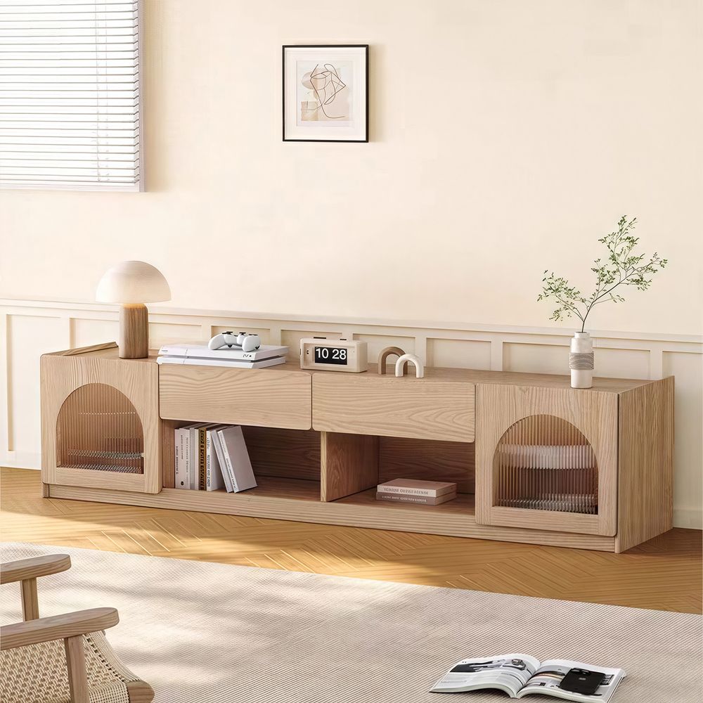 Japandi Arch Design TV Stand - Japandi