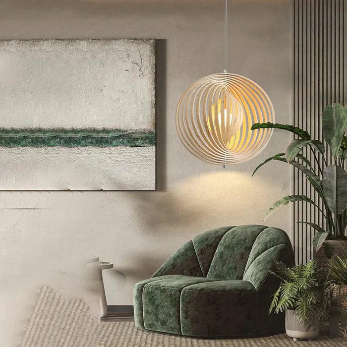 Wooden Japandi Pendant Light | Japandi.co - Japandi
