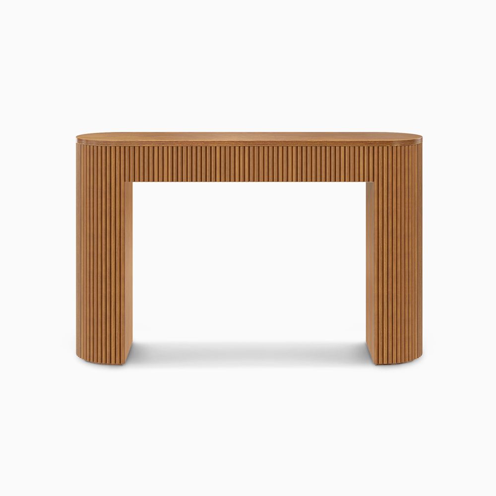 Japandi Grille Design Console Table - Japandi