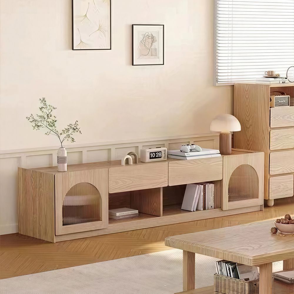 Japandi Arch Design TV Stand - Japandi