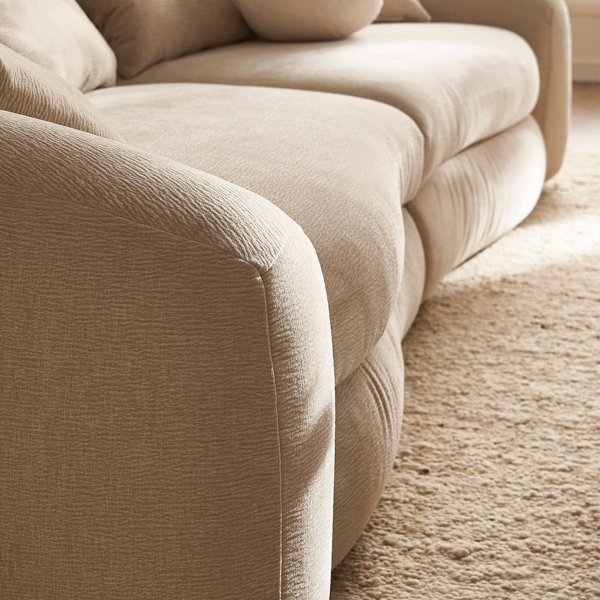 Japandi Curved Sofa - Japandi