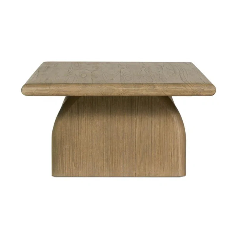 Rounded Edges Japandi Coffee Table - Japandi
