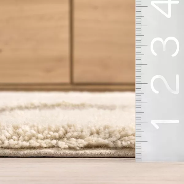 Japandi Geometric Wool Rug - Japandi