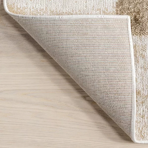 Japandi Terracotta Geometric Rug - Japandi