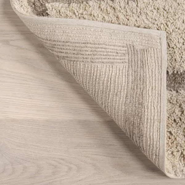 Japandi Geometric Wool Rug - Japandi