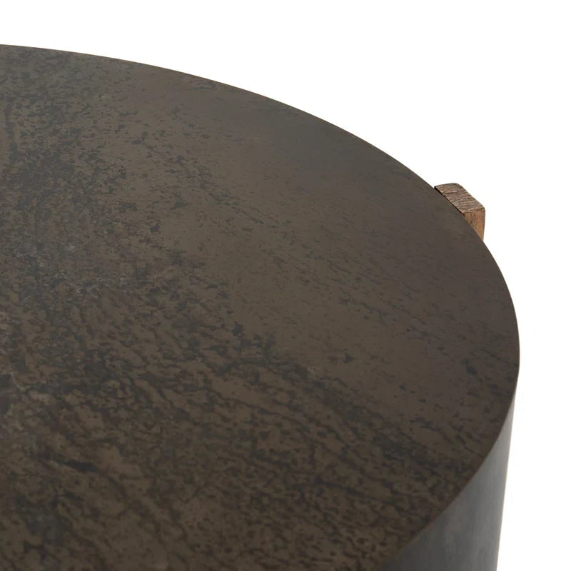 Cross-Leg Wood Coffee Table - Glendo - Japandi