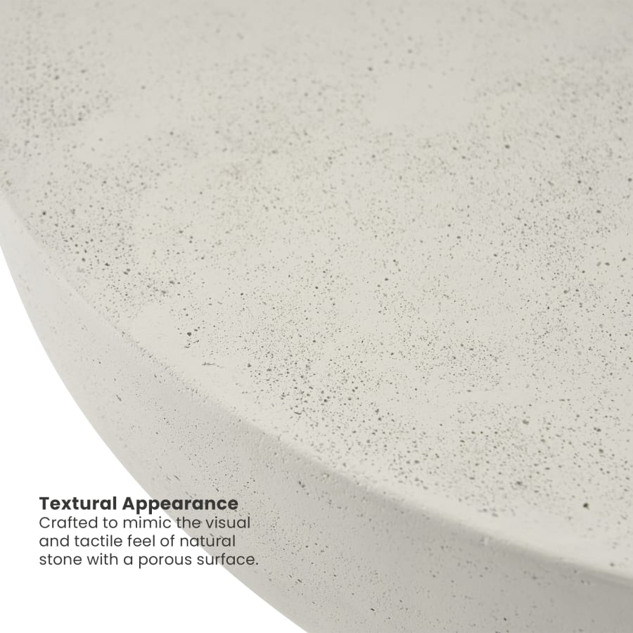 Japandi Round Nightstand - Japandi