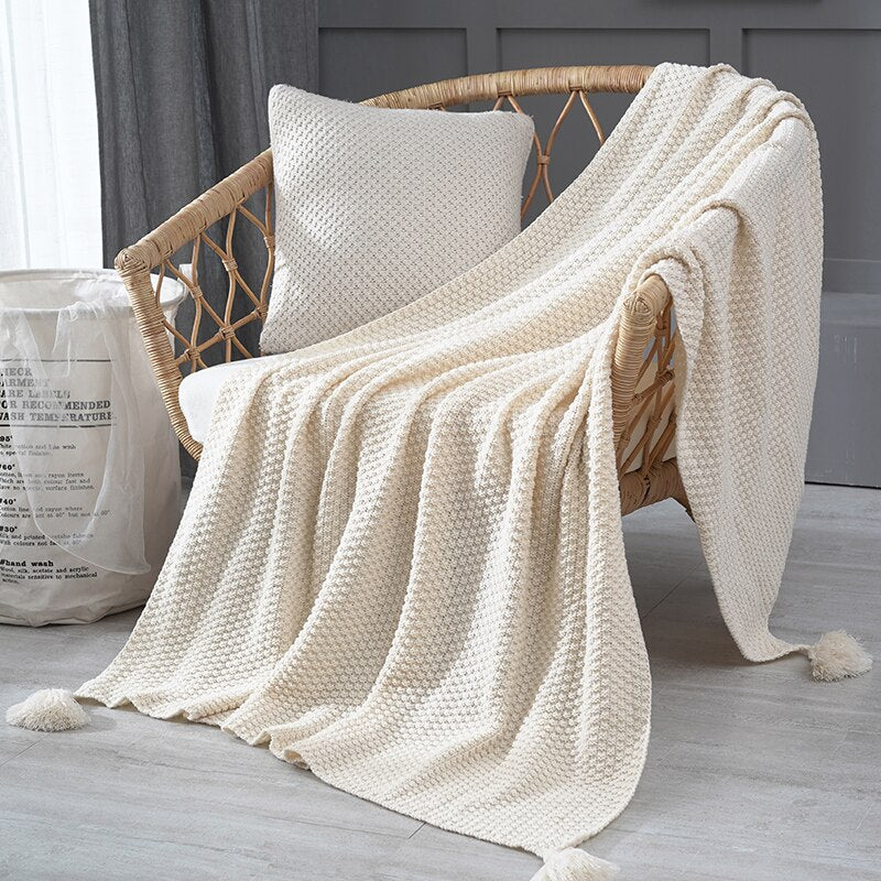 Beige Japandi Blanket | Japandi.co - Japandi