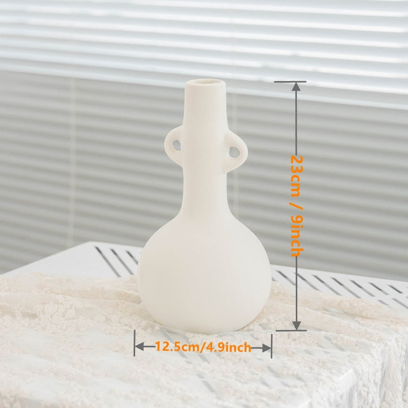 Japandi Cream White Vase | Japandi.co - Japandi