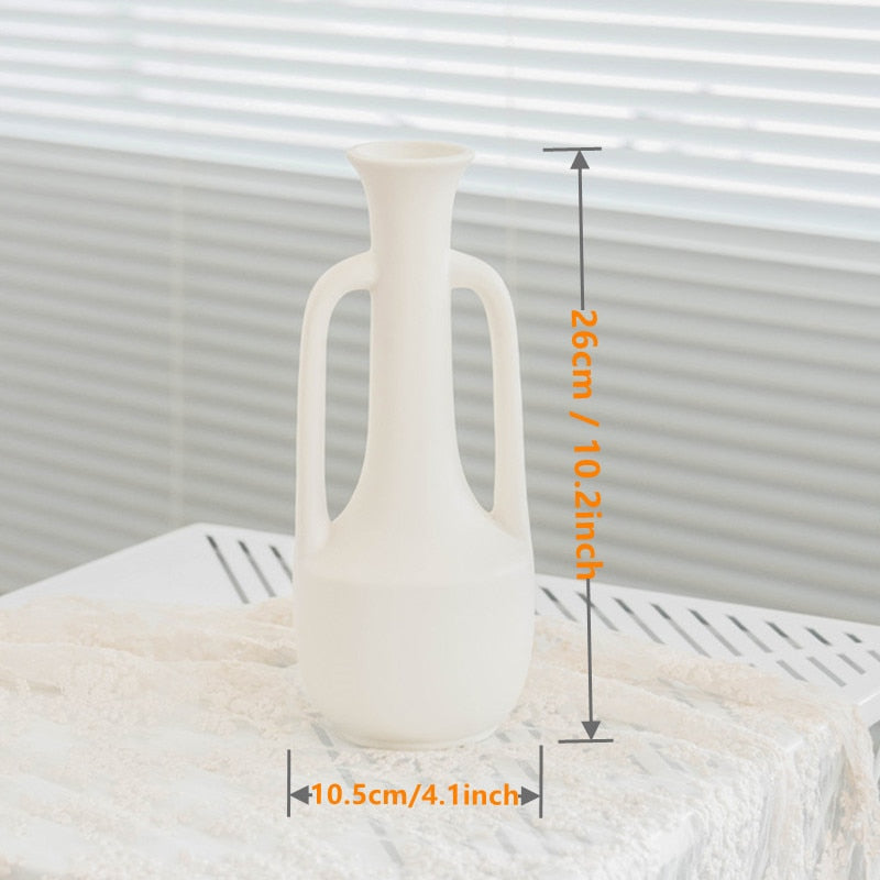 Japandi Cream White Vase | Japandi.co - Japandi