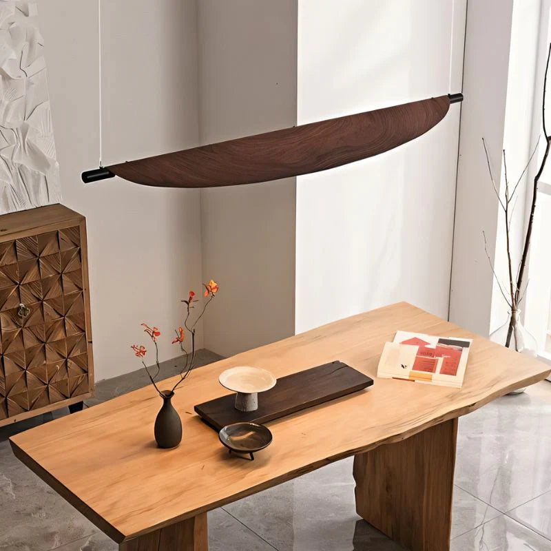 Japandi Cylinder Pendant Light – Fynn - Japandi