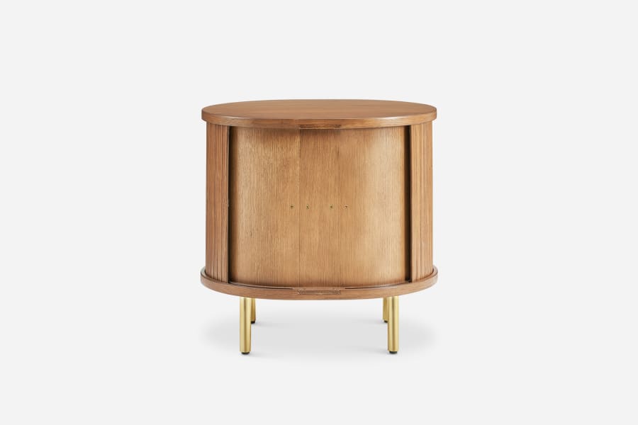 Japandi Oval Nightstand - Japandi