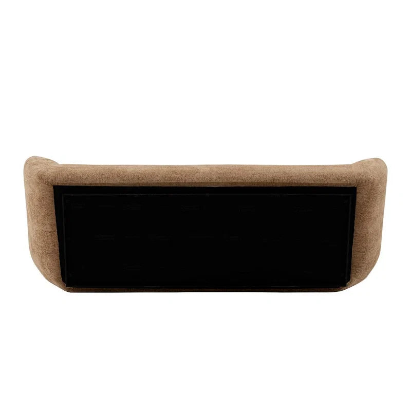 Deep Seat Japandi Sofa with Rounded Arms - Japandi