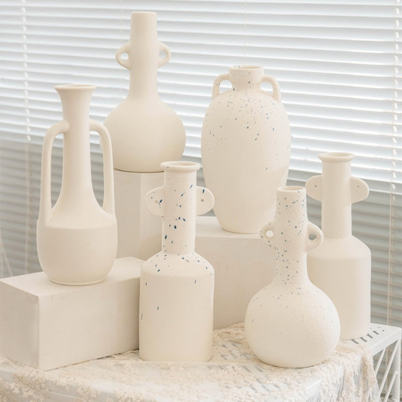 Japandi Cream White Vase | Japandi.co - Japandi