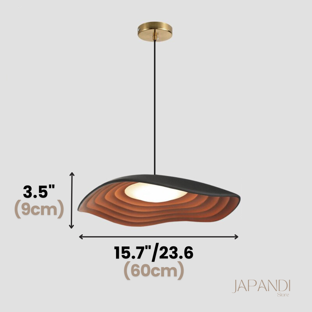 Irregular Japandi Pendant Light - Eileen - Japandi