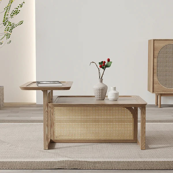 Japandi 2 Tiers Coffee Table - Japandi