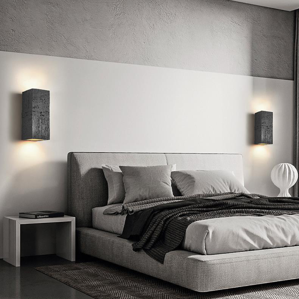 Japandi Cement Like Wall Light | Japandi.co - Japandi