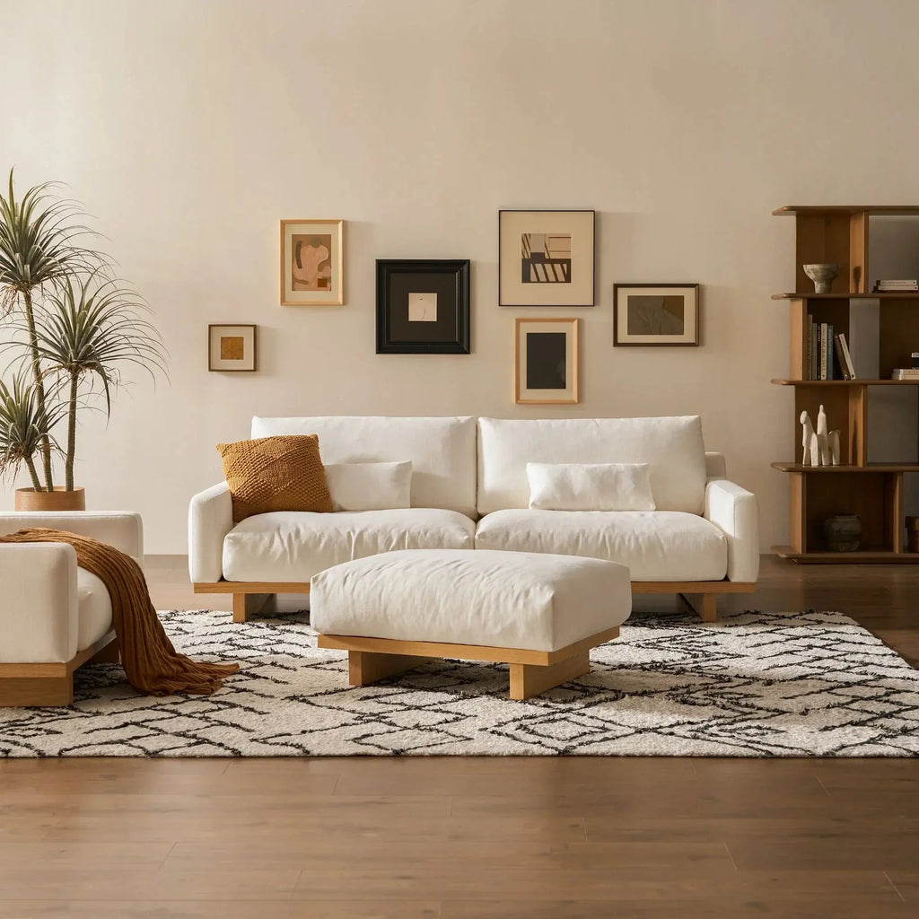 Japandi Cozy Ottoman - Japandi