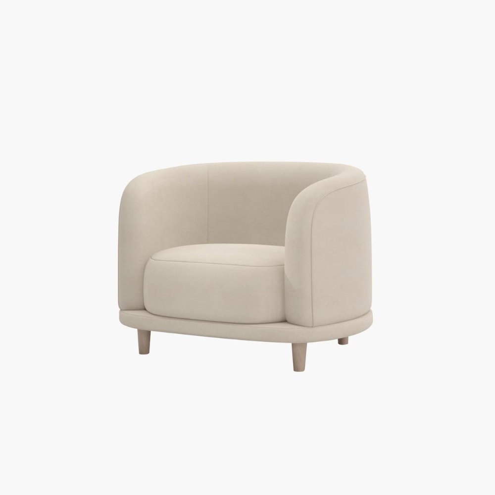 Japandi Lounge Armchair - Japandi