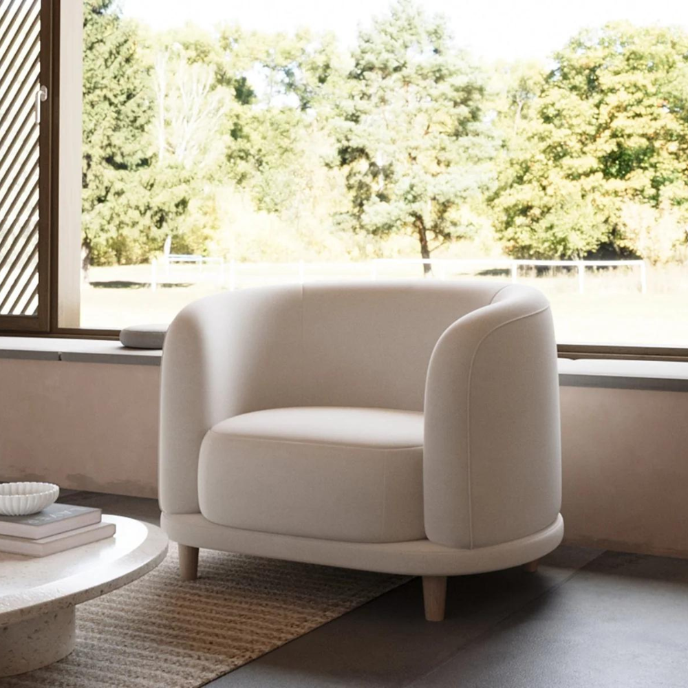 Japandi Lounge Armchair - Japandi
