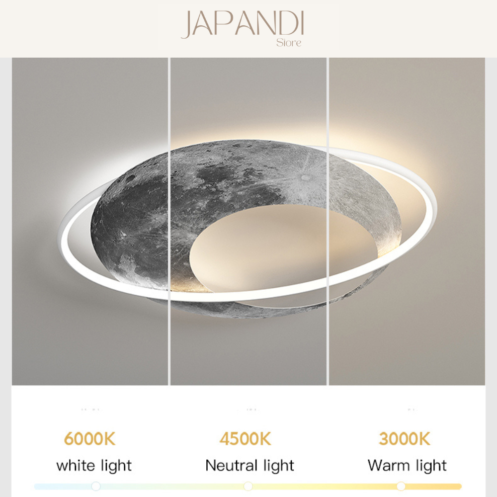 Japandi Moon Ceiling Light | Japandi.co - Japandi