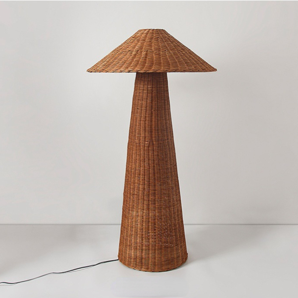 Japandi Wicker Floor Lamp | Japandi.co - Japandi