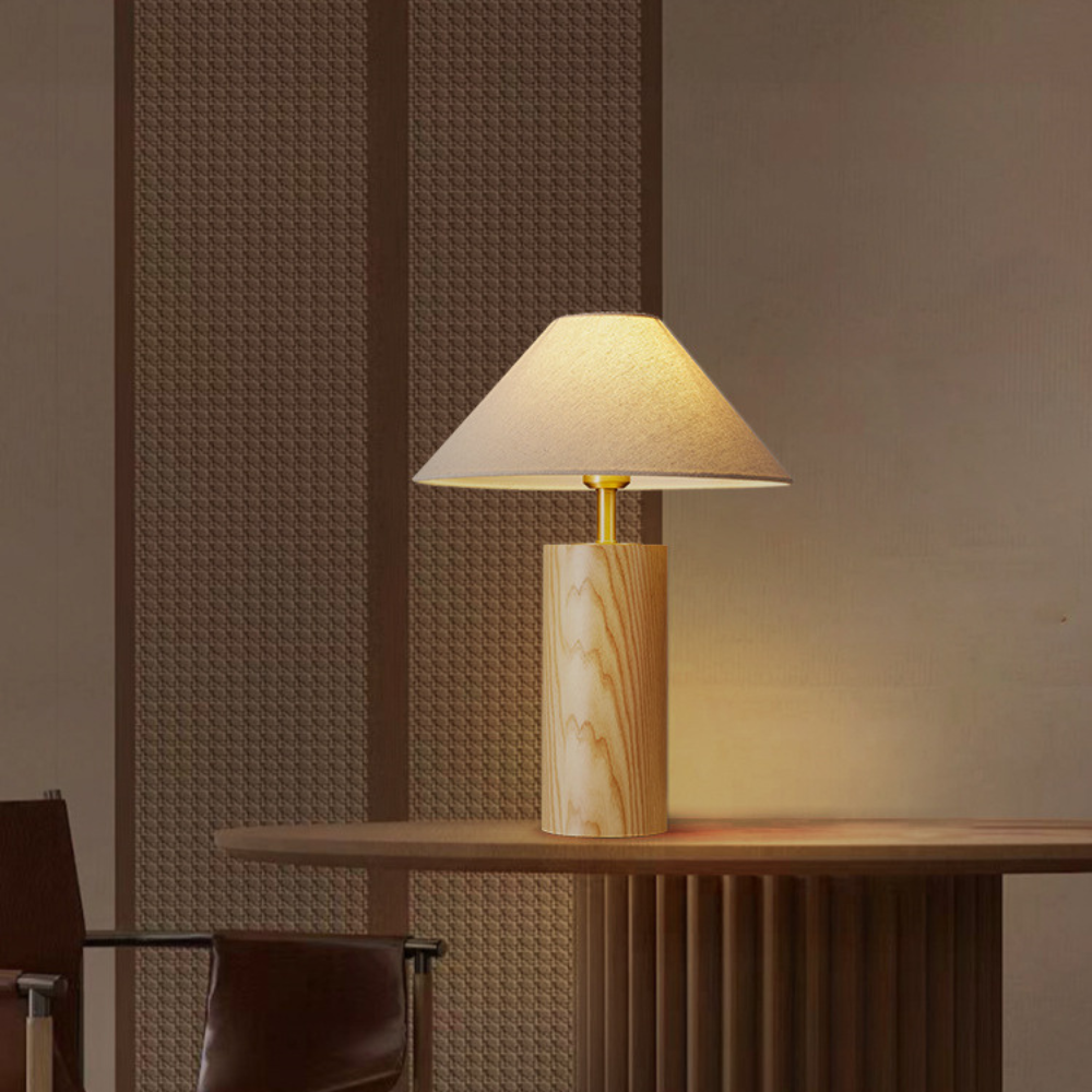 Japandi Wooden Table Lamp | Japandi.co - Japandi