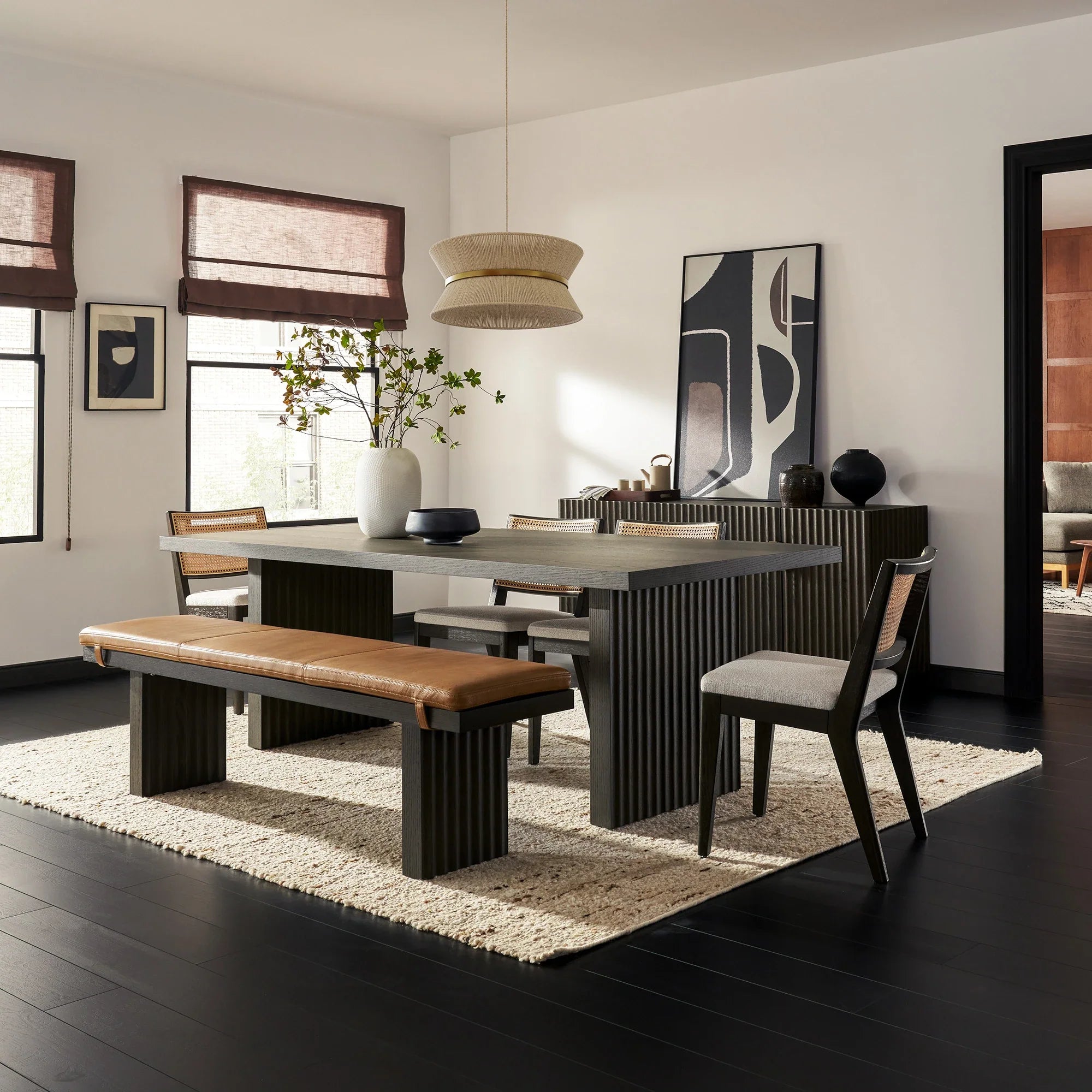 Japandi Black Table - Japandi