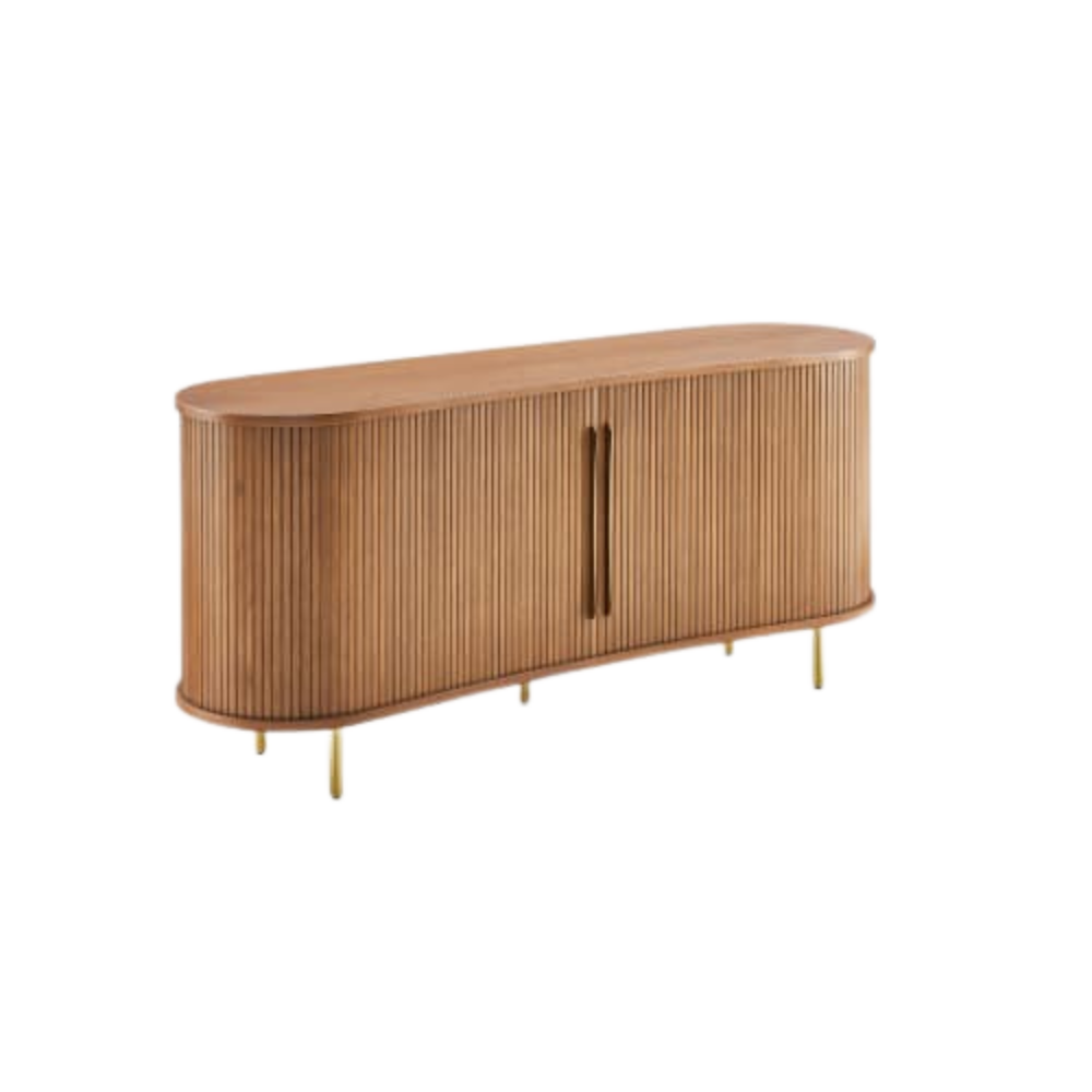 Japandi Oval Sideboard - Japandi