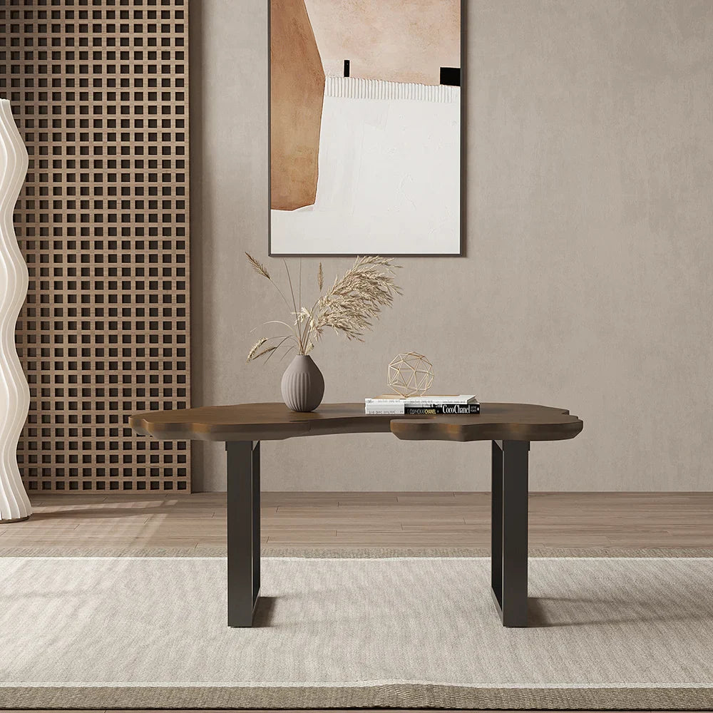 Japandi Rustic Coffee Table - Japandi