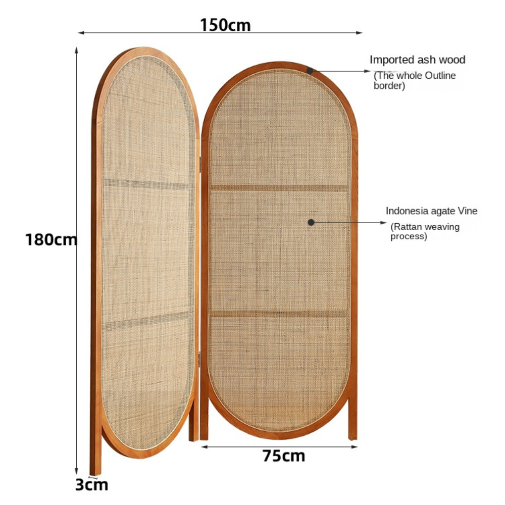 Double Japandi Room Divider | Japandi.co - Japandi