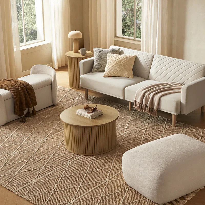 Modern Wood Coffee Table - Jaylond - Japandi