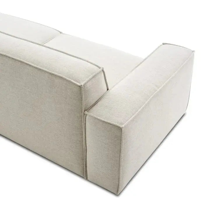Japandi Sofa with Ottoman - Japandi