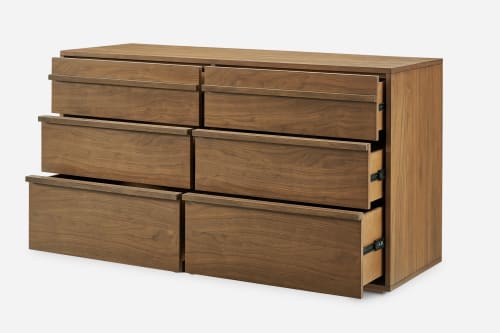 Japandi Walnut Dresser - Japandi