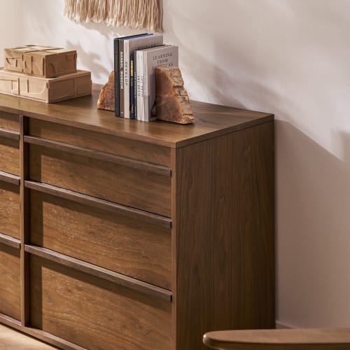 Japandi Walnut Dresser - Japandi