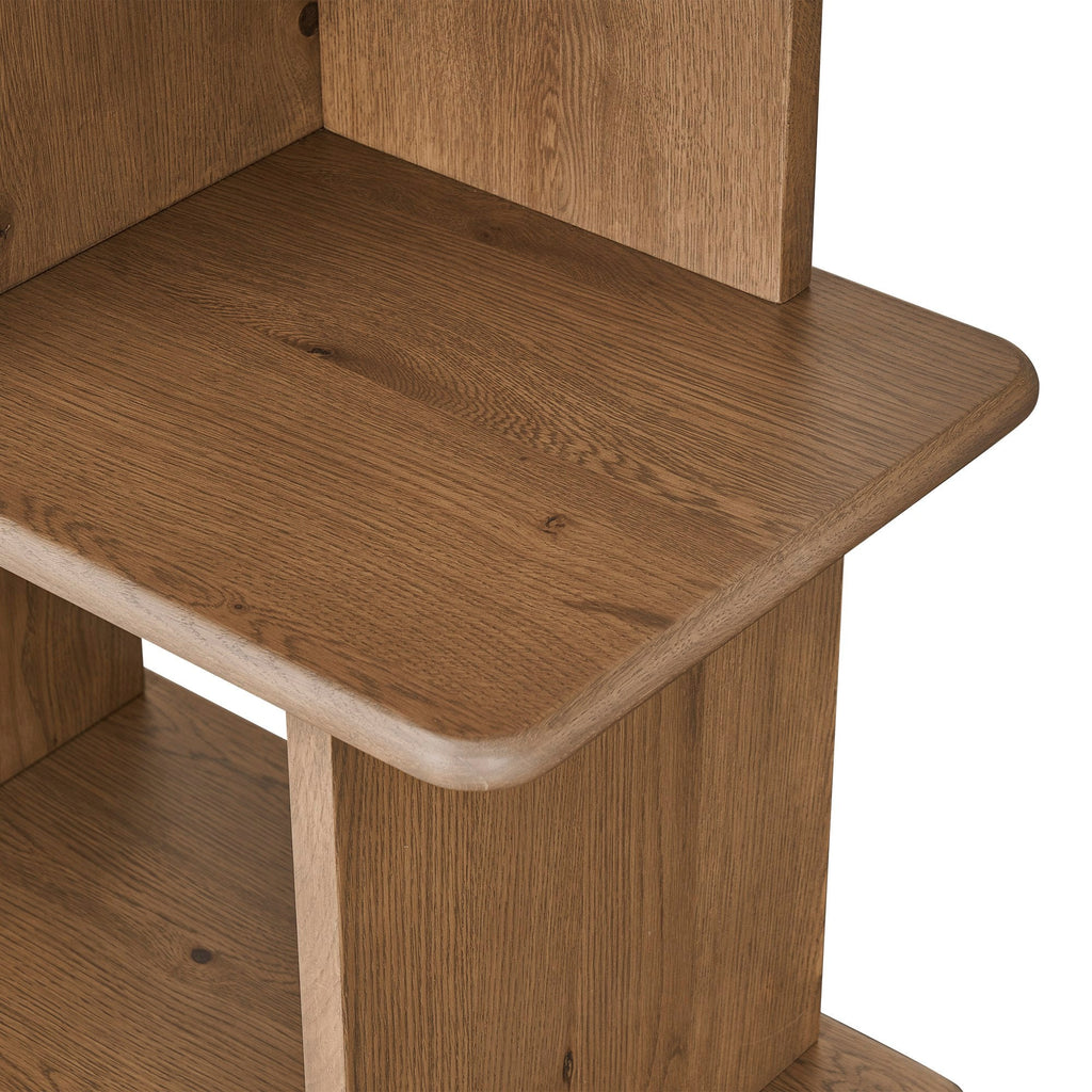 Japandi Wooden Bookshelf - Japandi