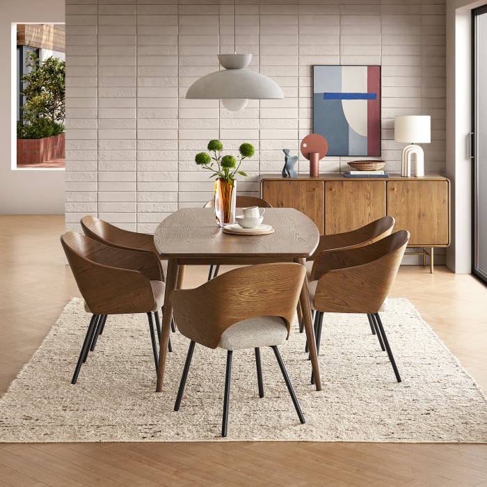Japandi Brown Wood Table - Japandi