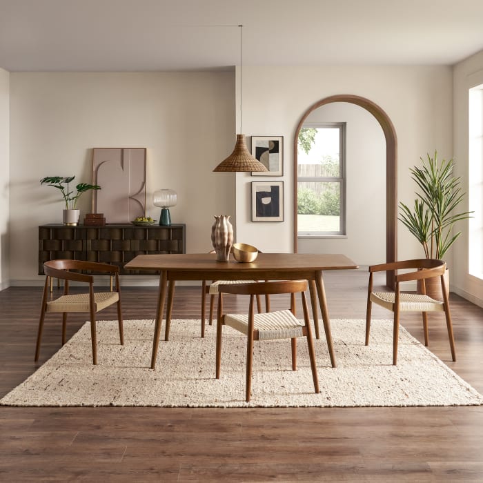 Japandi Brown Wood Table - Japandi