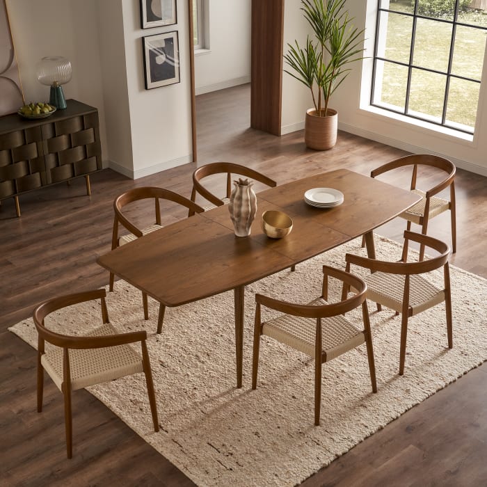Japandi Brown Wood Table - Japandi