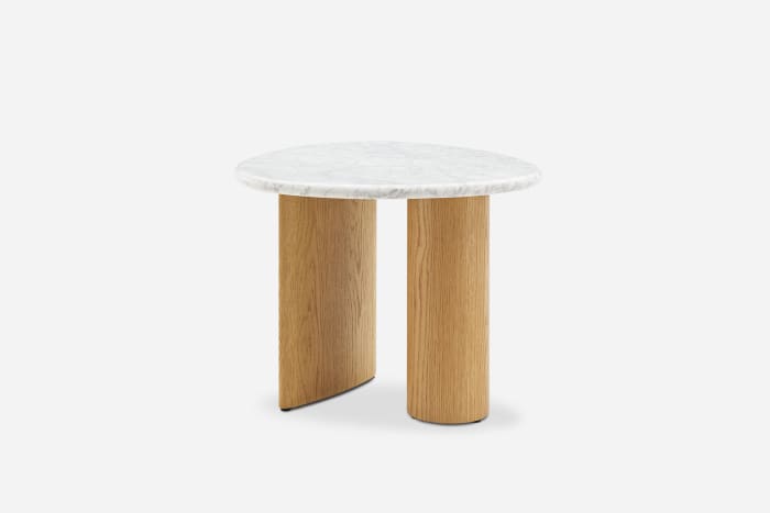 Japandi Marble Side Table - Japandi